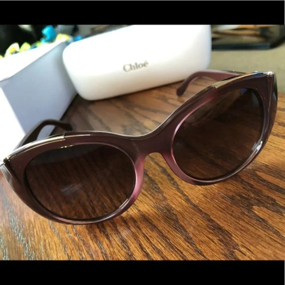 🔥 RARE AUTHENTIC Chloe cateye‎ arrow sunglasses